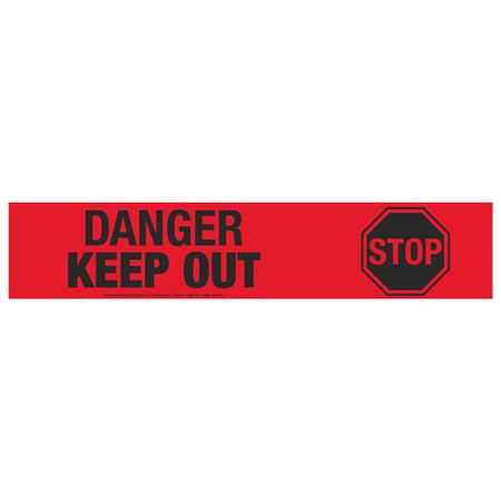 Danger Keep Out (Graphic) Barricade Tape